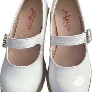 Jellypop Kids Glossy White Dress Shoes